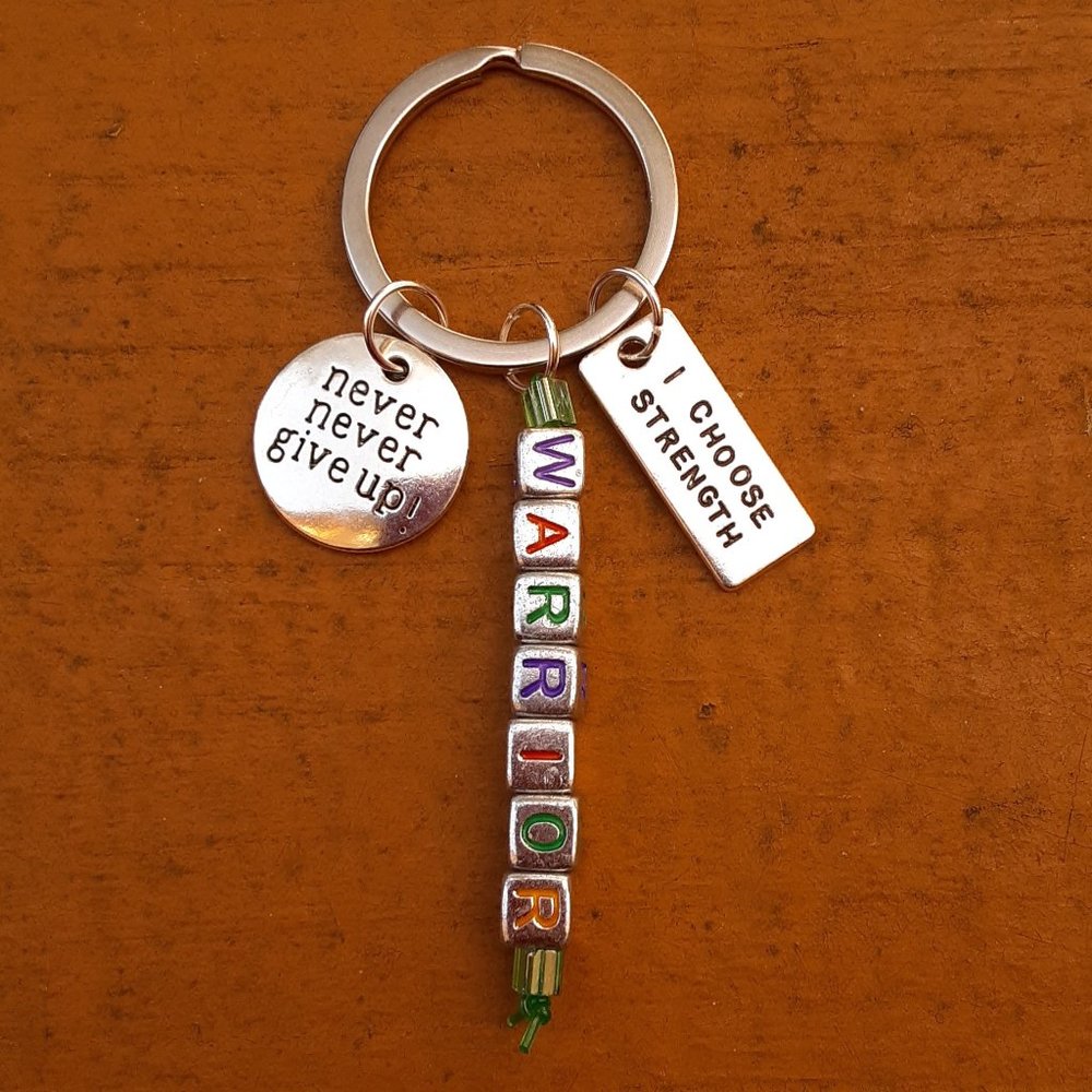 SOLD! - WARRIOR - MOTIVATIONAL KEY BAND